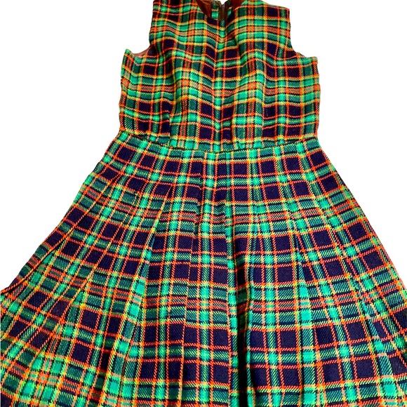 Dresses & Skirts - Vintage 60’s plaid pleated school girl dress